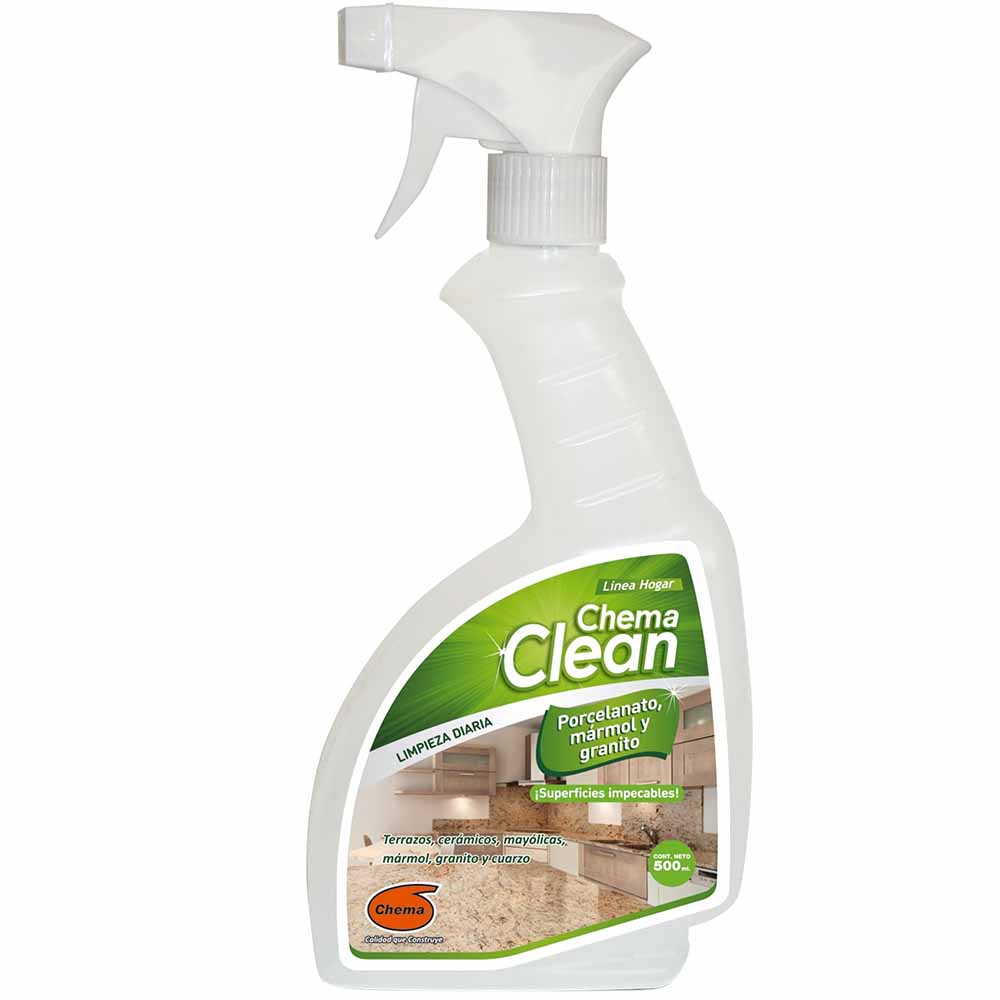 Limpiador de Pisos Porcelanatos, Mármol y Granito CHEMA CLEAN Doypack 500ml Limpiador de Pisos Porcelanatos, Mármol y Granito CHEMA CLEAN Doypack 500ml