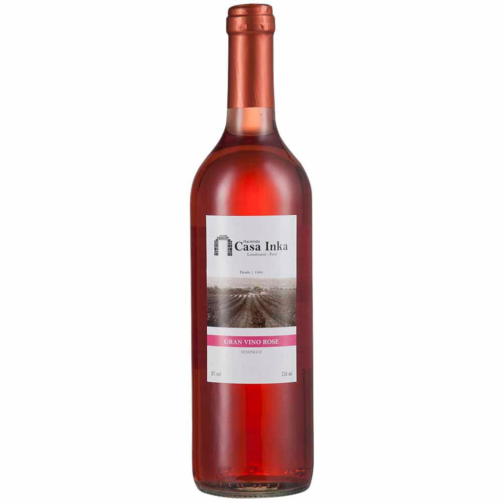 Vino Rosé H CASA INKA Semi Seco Blend Botella 750ml Vino Rosé H CASA INKA Semi Seco Blend Botella 750ml