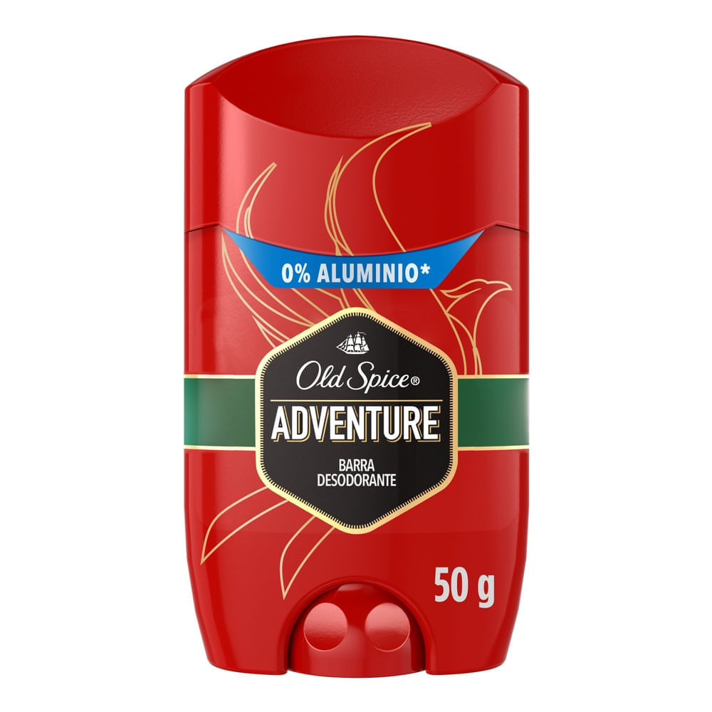 Desodorante para Hombre en Barra OLD SPICE Adventure Frasco 50g Desodorante para Hombre en Barra OLD SPICE Adventure Frasco 50g