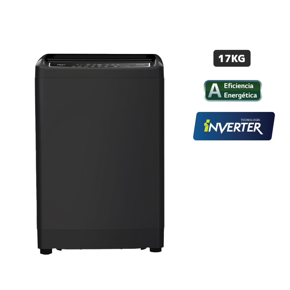 Lavadora OSTER Carga Superior 17Kg OS-PWSMD17WBSI Negro