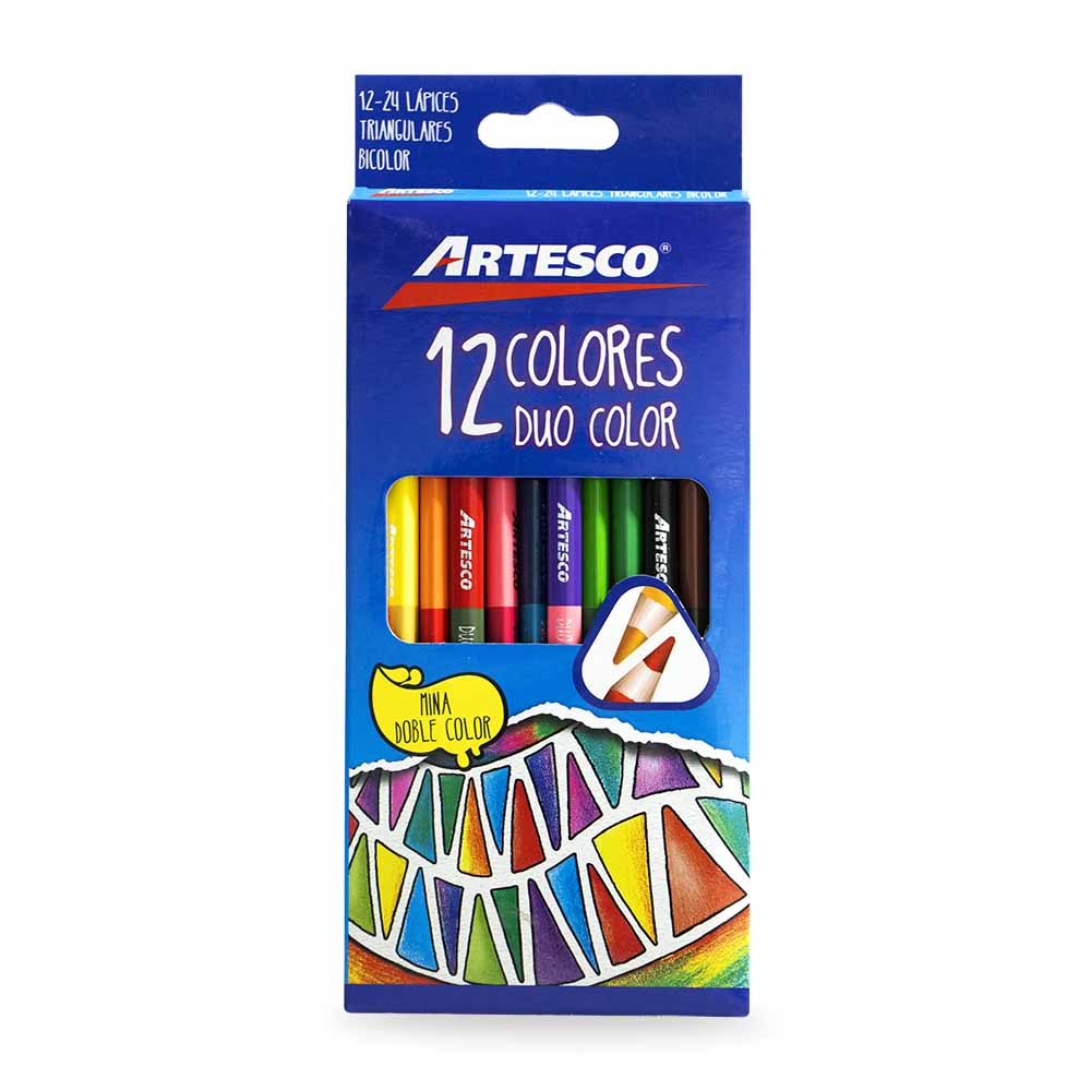 Colores ARTESCO Duo Color Caja 12un Colores ARTESCO Duo Color Caja 12un