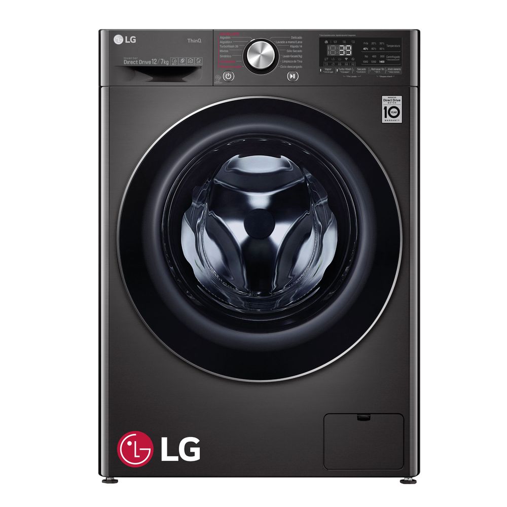 Lavaseca LG Carga Frontal 12Kg/7Kg WD12BVC2S6C Negro Lavaseca LG Carga Frontal 12Kg/7Kg WD12BVC2S6C Negro