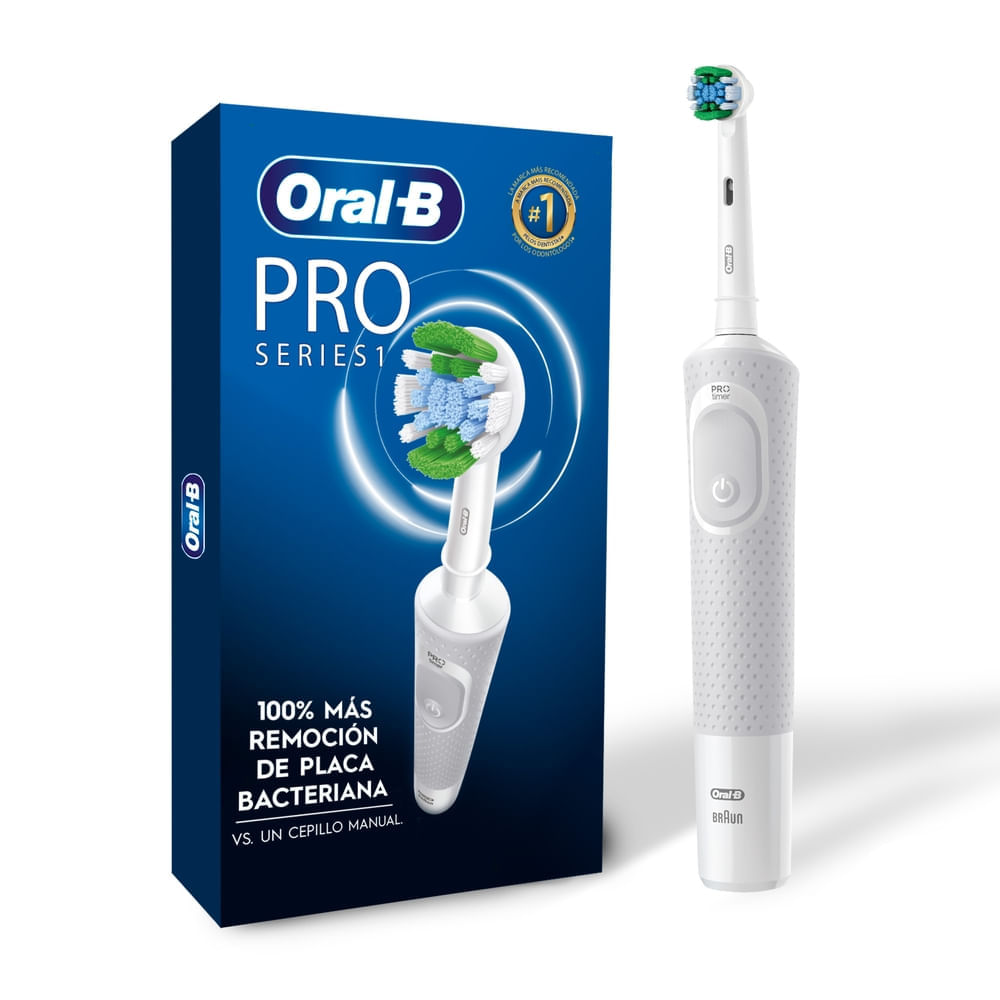 Cepillo Eléctrico Recargable ORAL-B Series 1 Mango Ergonómico Blanco Caja 1un Cepillo Eléctrico Recargable ORAL-B Series 1 Mango Ergonómico Blanco Caja 1un