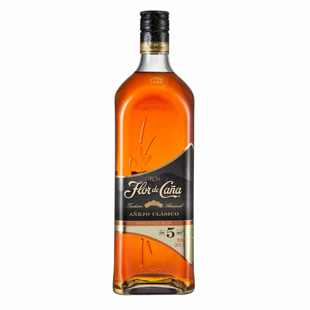 Ron FLOR DE CAÑA Añejo 5 Años Botella 1.75L Ron FLOR DE CAÑA Añejo 5 Años Botella 1.75L