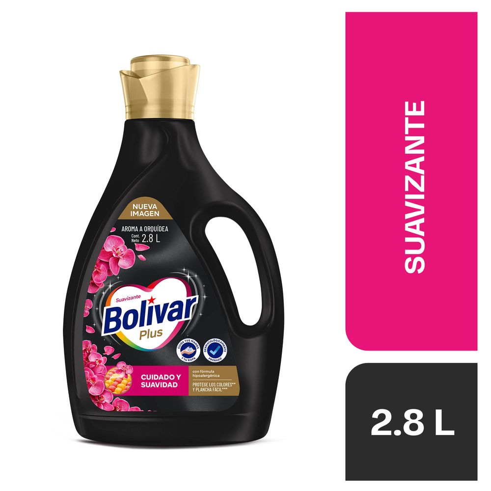 Suavizante de Ropa BOLÍVAR Plus Orquídea Galonera 2.8L Suavizante de Ropa BOLÍVAR Plus Orquídea Galonera 2.8L