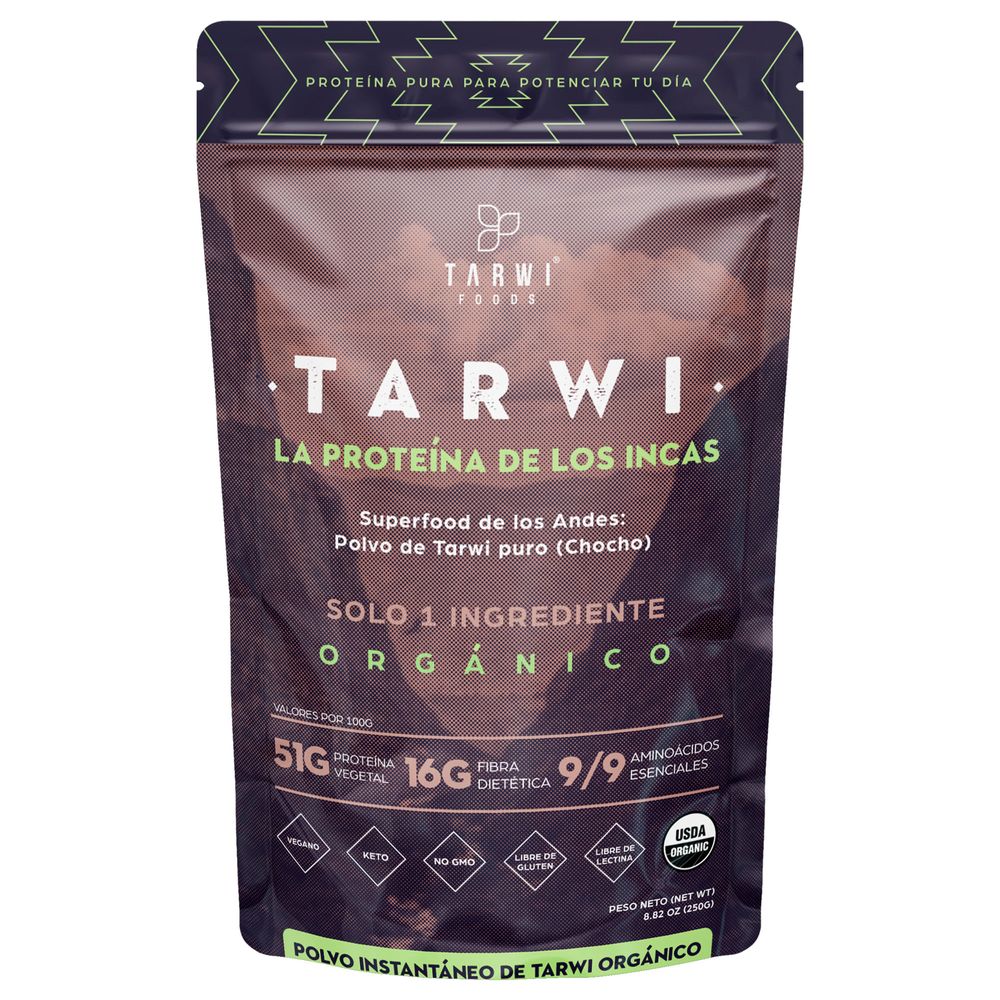 Polvo Instantáneo de Tarwi Orgánico TARWI FOODS Doypack 250g Polvo Instantáneo de Tarwi Orgánico TARWI FOODS Doypack 250g