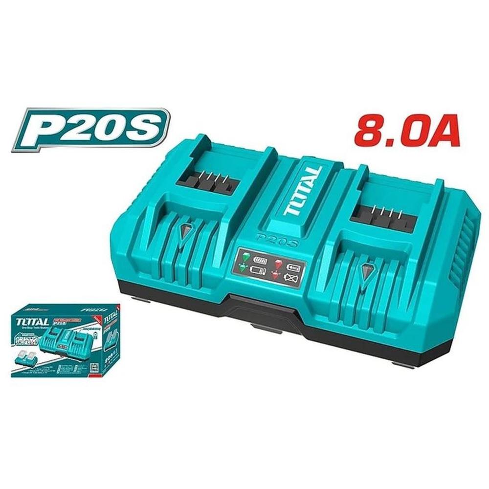 CARGADOR TOTAL 8A 20V 2 PUERTO-TFCLI2082