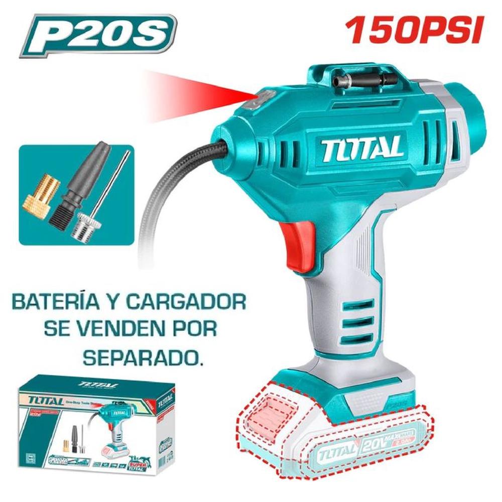 Compresor De Aire Total Li-Ion 20v 150psi 1034bar - TACLI2018