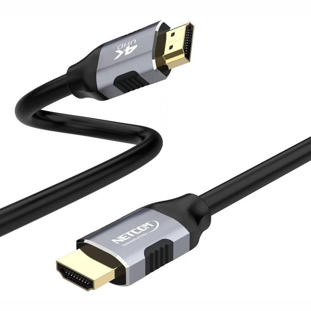 Cable HDMI 2.0 20 Metros NETCOM Ultra HD 3D 4K 60hz 2160P PVC