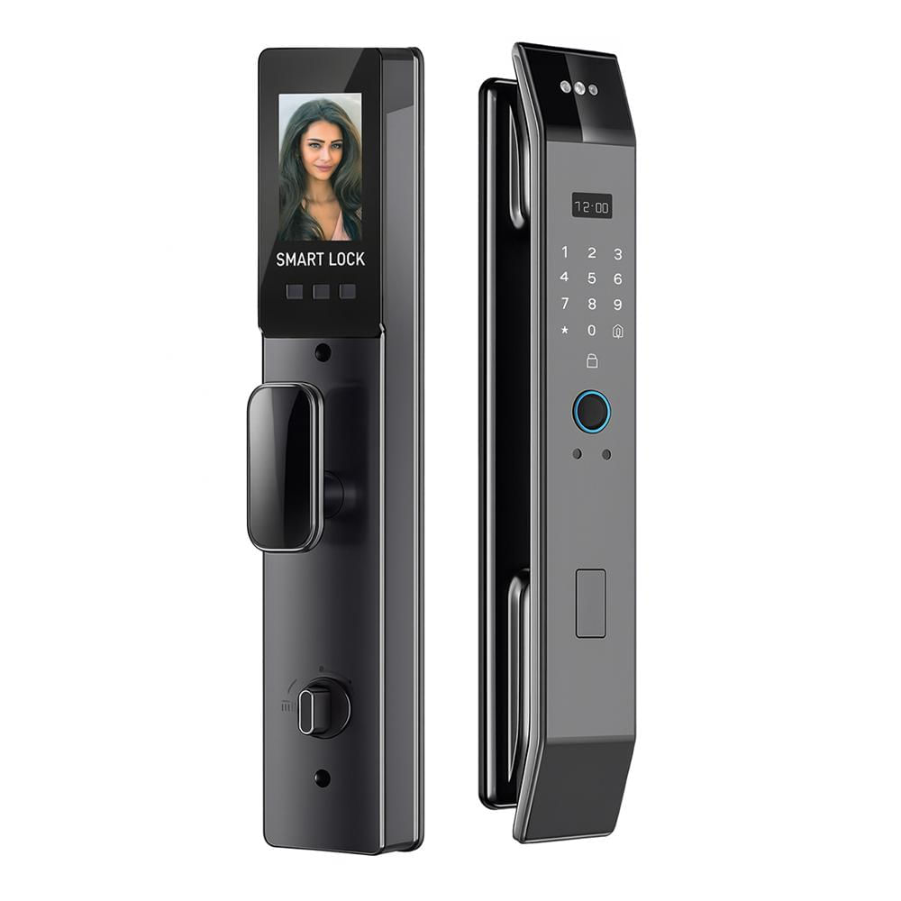Cerradura Inteligente Exterior 6 en 1 con Huella, Reconocimi