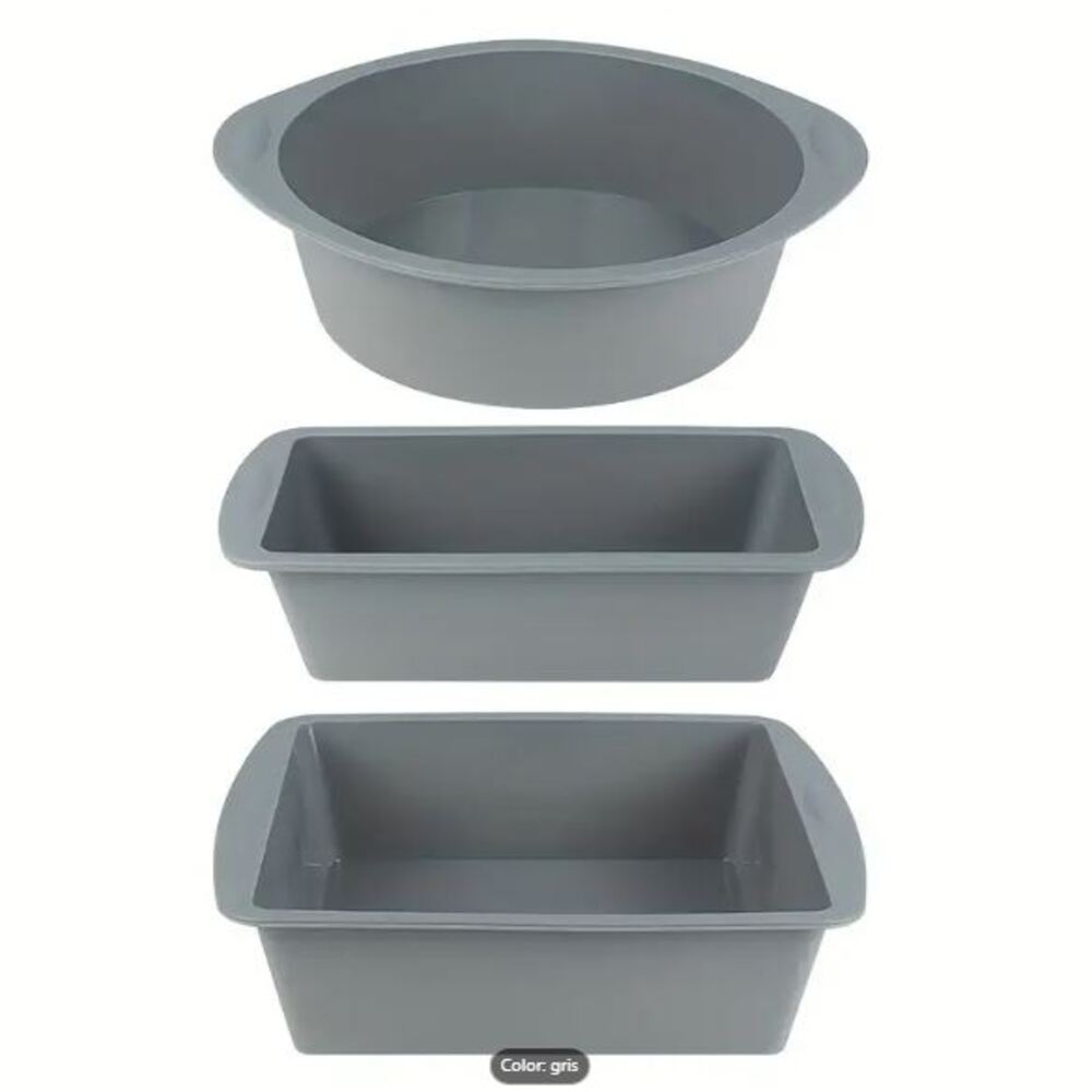 Juego de 3 piezas de Silicona Antiadherente para Hornear