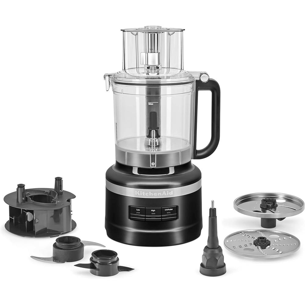 KitchenAid KFP1318, procesador de alimentos 13 qt / 12.3 L | Negro