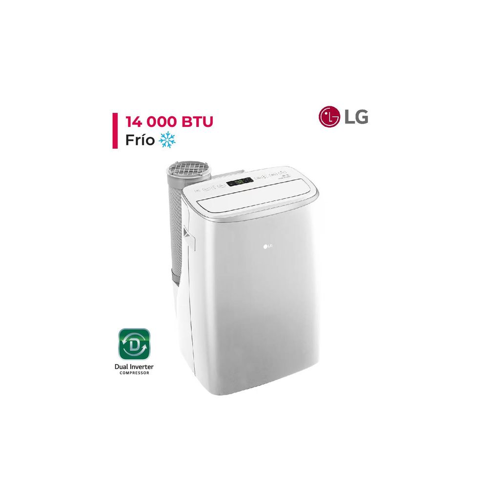 Aire Acondicionado Portatil LG De 14 000 BTU Inverter Frío Solo Aire Acondicionado Portatil LG De 14 000 BTU Inverter Frío Solo