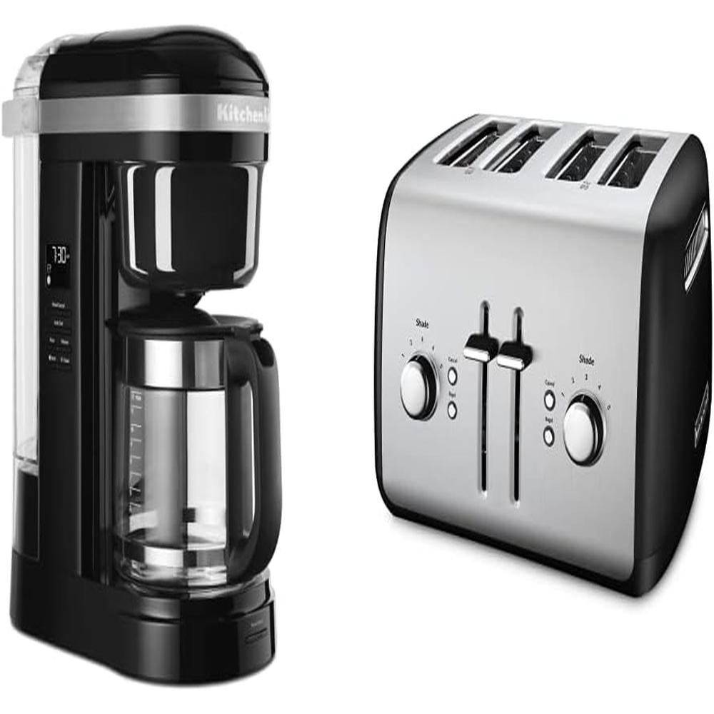 KitchenAid, set cafetera 12 qt / 11.4 L + tostadora 4 rebanadas