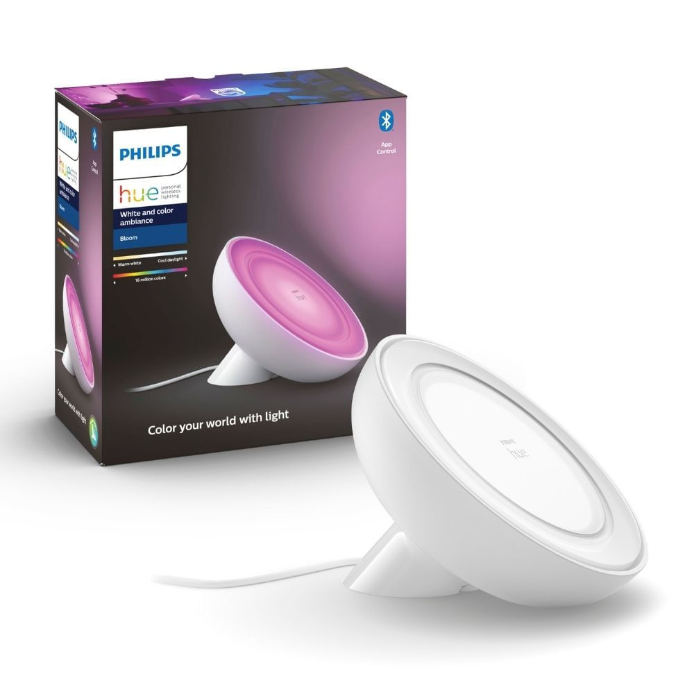 Lampara de mesa decorativa hue bloom philips Lampara de mesa decorativa hue bloom philips