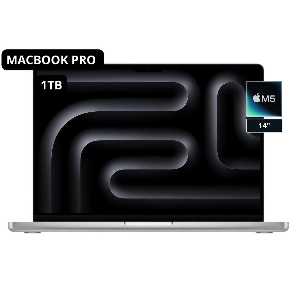 MacBook Pro Apple de 14 Pulgadas (M5) 24GB RAM + 1TB SSD - Silver (Teclado Americano)
