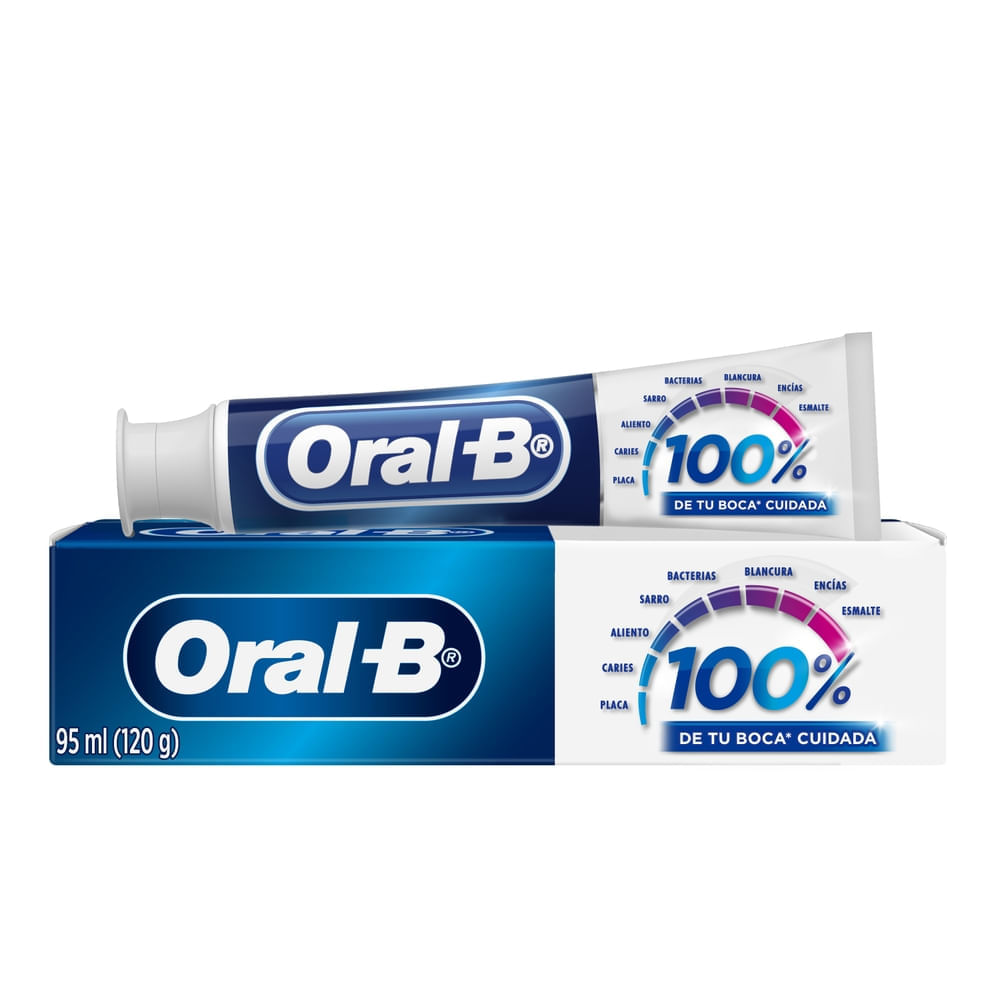 Pasta Dental ORAL-B 100% Tubo 95ml