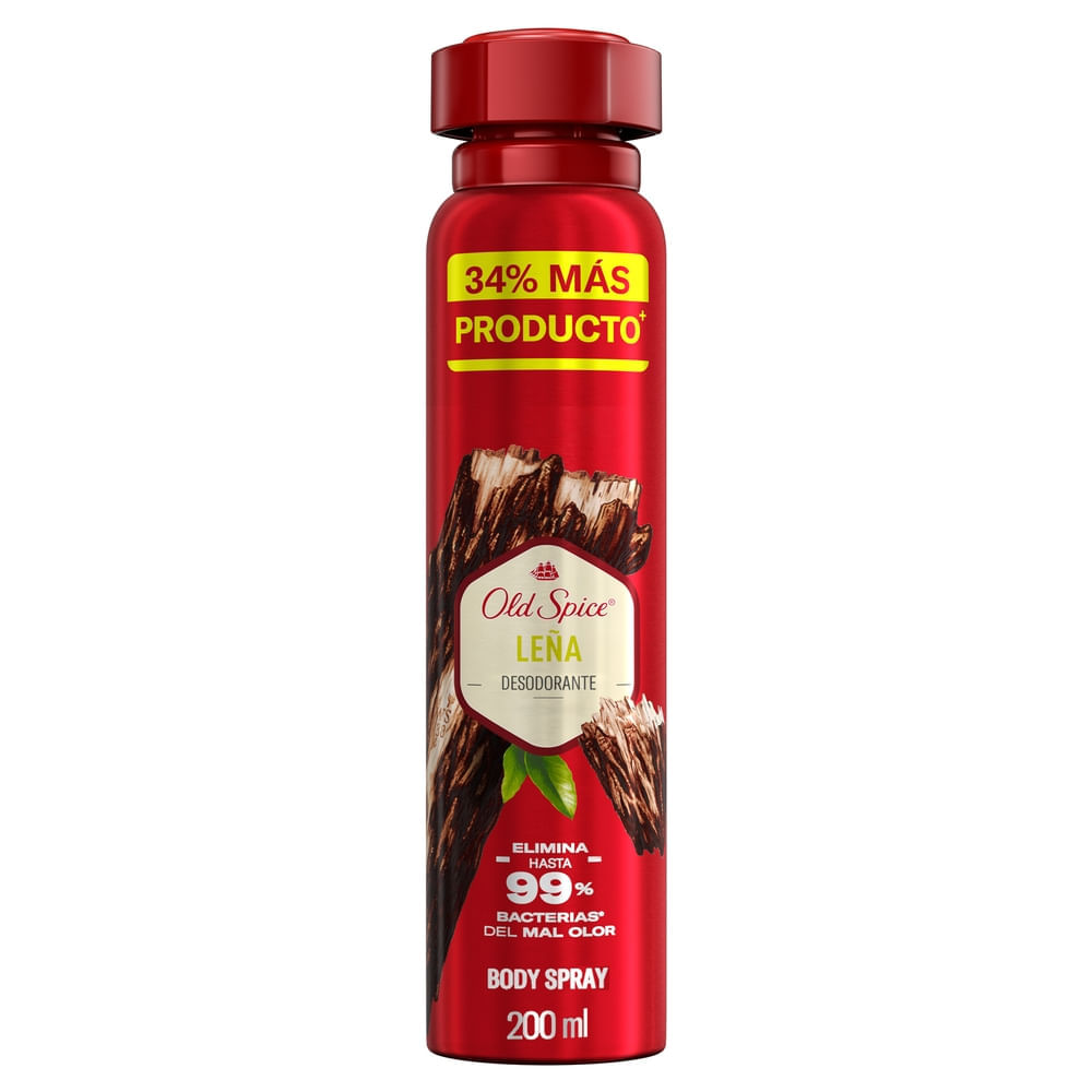 Desodorante para Hombre en Aerosol OLD SPICE Leña Frasco 129g Desodorante para Hombre en Aerosol OLD SPICE Leña Frasco 129g