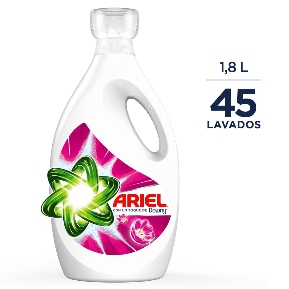 Detergente Líquido ARIEL con un Toque de Perfume Botella 1.8L