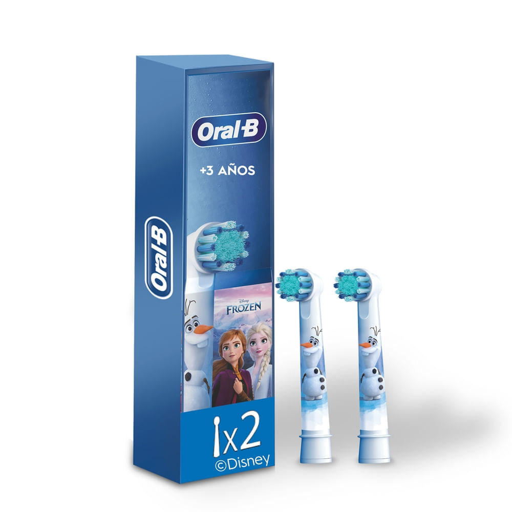 Cabezales de Repuesto ORAL-B para Cepillo Dental Eléctrico Disney Frozen Blíster 2un