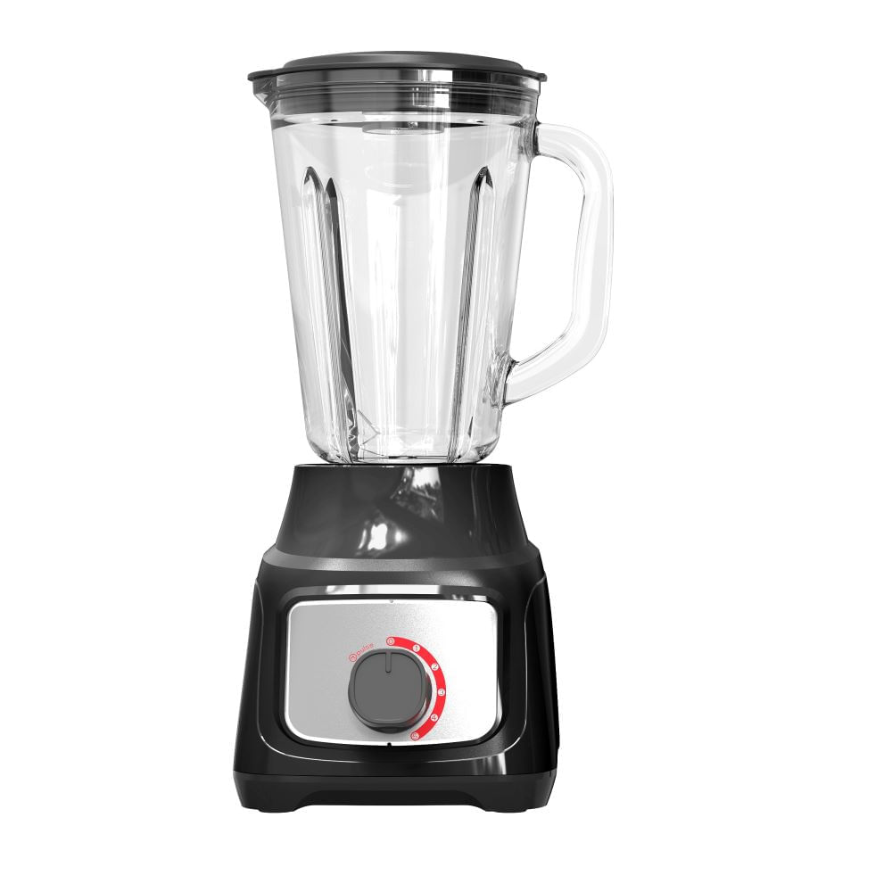 Licuadora BLACKLINE 1.5L 600W TB-8303S Metal y Negro