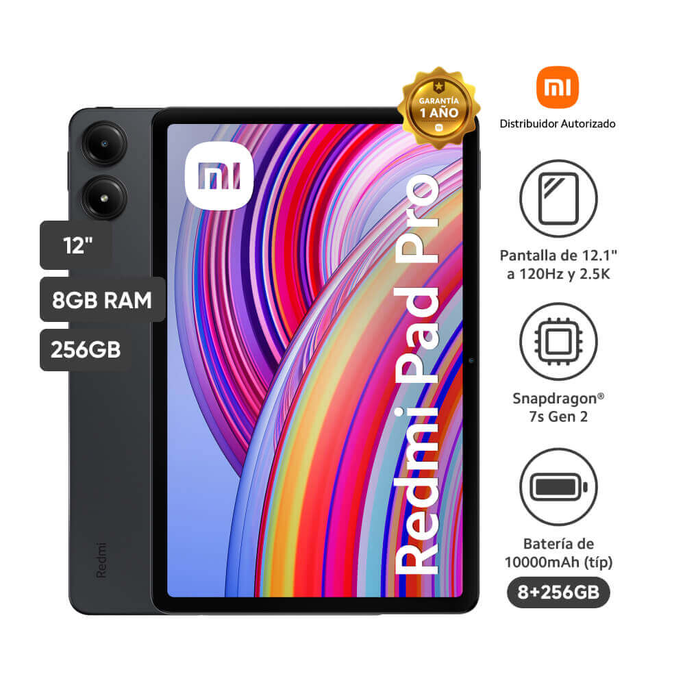 Tablet XIAOMI Redmi Pad PRO 12'' 8GB 256GB Gris