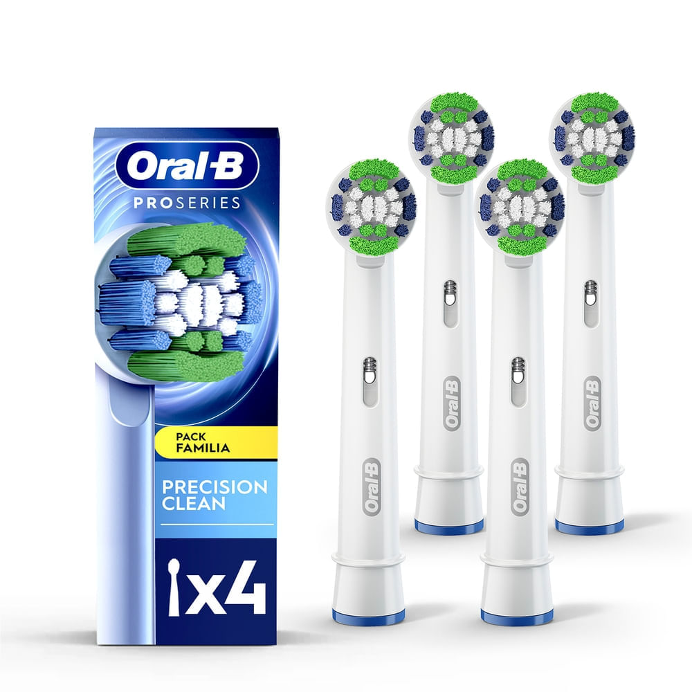 Cabezales de Repuesto ORAL-B para Cepillo Dental Eléctrico Precision Clean Blíster 4un Cabezales de Repuesto ORAL-B para Cepillo Dental Eléctrico Precision Clean Blíster 4un