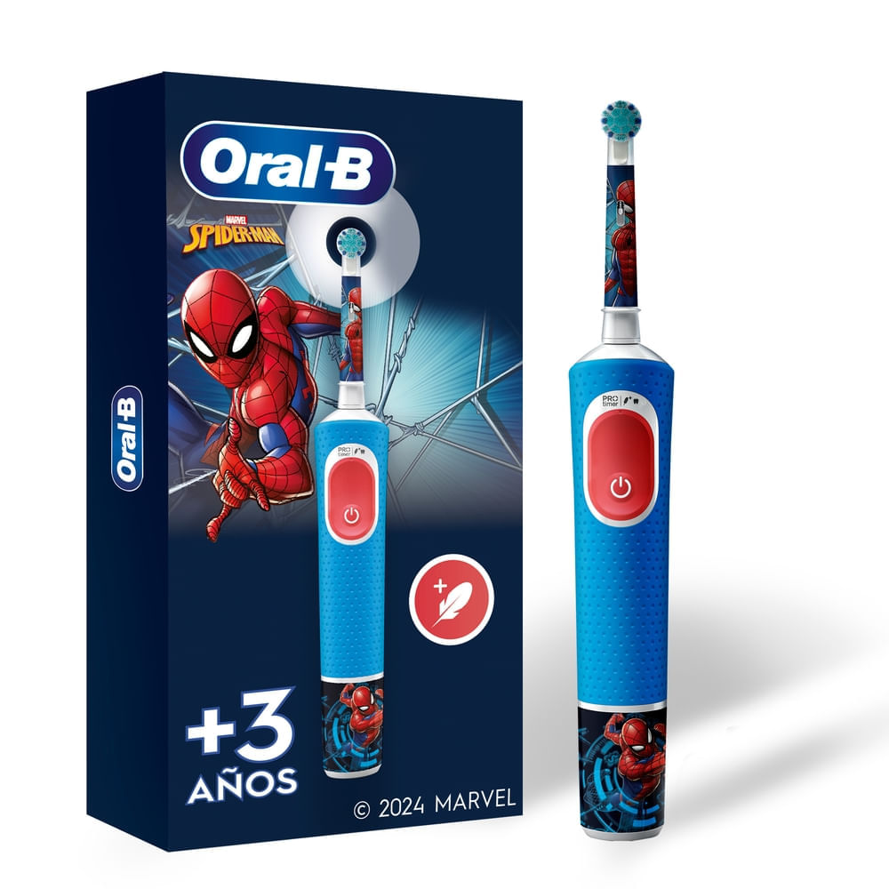 Cepillo Eléctrico Recargable ORAL-B Marvel Spider-man Caja 1un Cepillo Eléctrico Recargable ORAL-B Marvel Spider-man Caja 1un