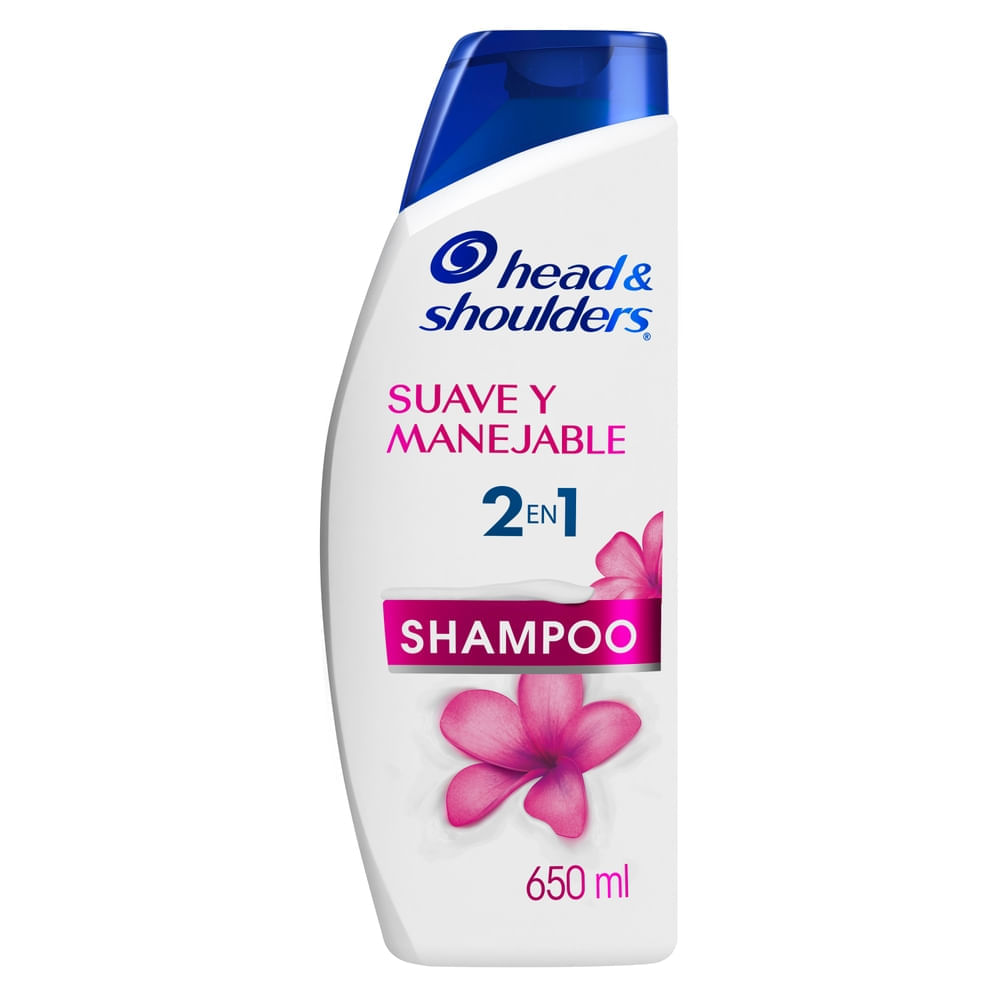 Shampoo HEAD & SHOULDERS Suave y Manejable 2 en 1 Control Caspa Botella 650ml Shampoo HEAD & SHOULDERS Suave y Manejable 2 en 1 Control Caspa Botella 650ml