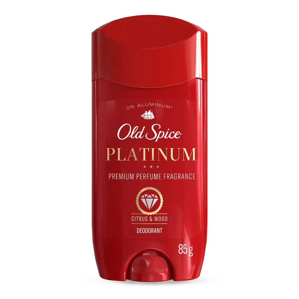 Desodorante para Hombre en Barra OLD SPICE Platinum Frasco 85g Desodorante para Hombre en Barra OLD SPICE Platinum Frasco 85g