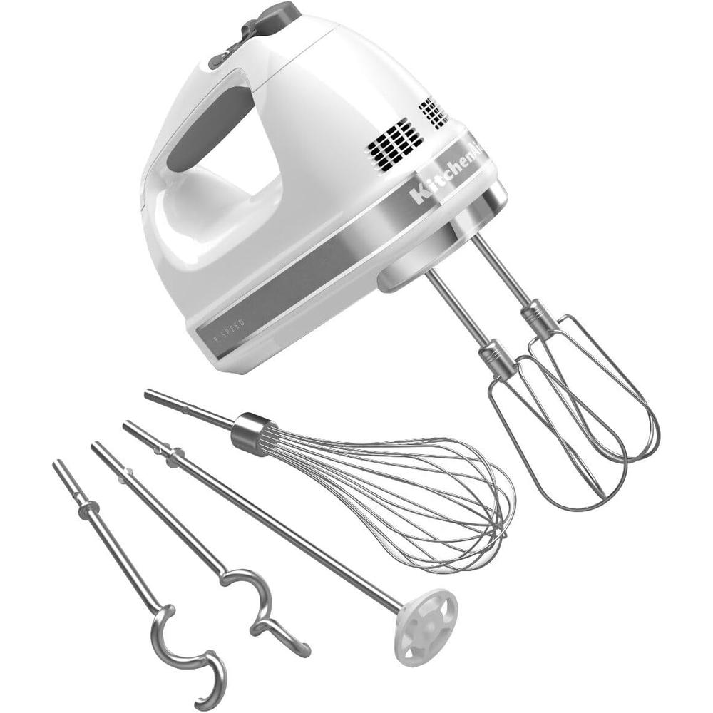 KitchenAid KHM926, batidora de mano 9 velocidades | Blanca