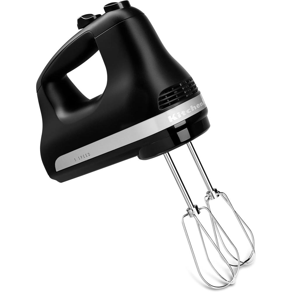 KitchenAid KHM512, batidora de mano 5 velocidades Ultra Power | Negro mate