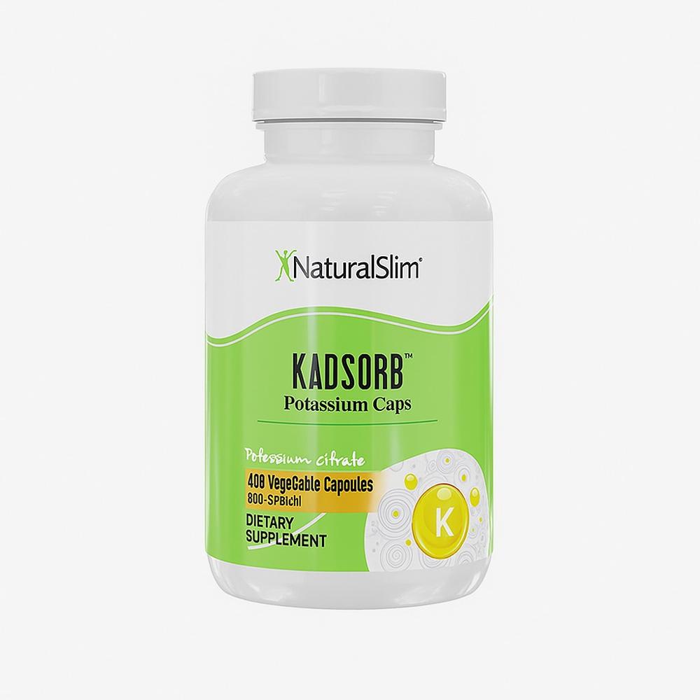 Natural Slim Kadsorb Potasio Citrato De Potasio 400 Capsulas