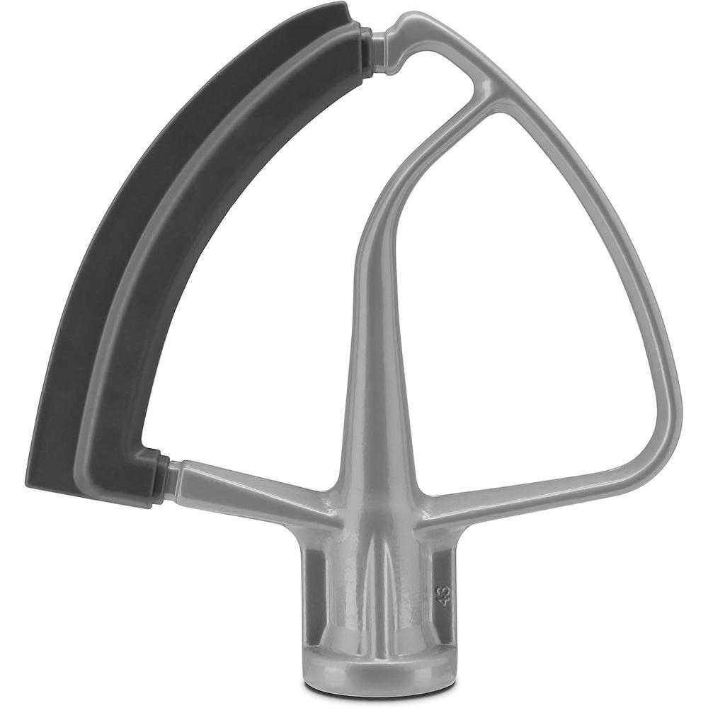 KitchenAid KFE5TS, accesorio batidor de borde flexible 4.5–5 qt | Plateado sutil