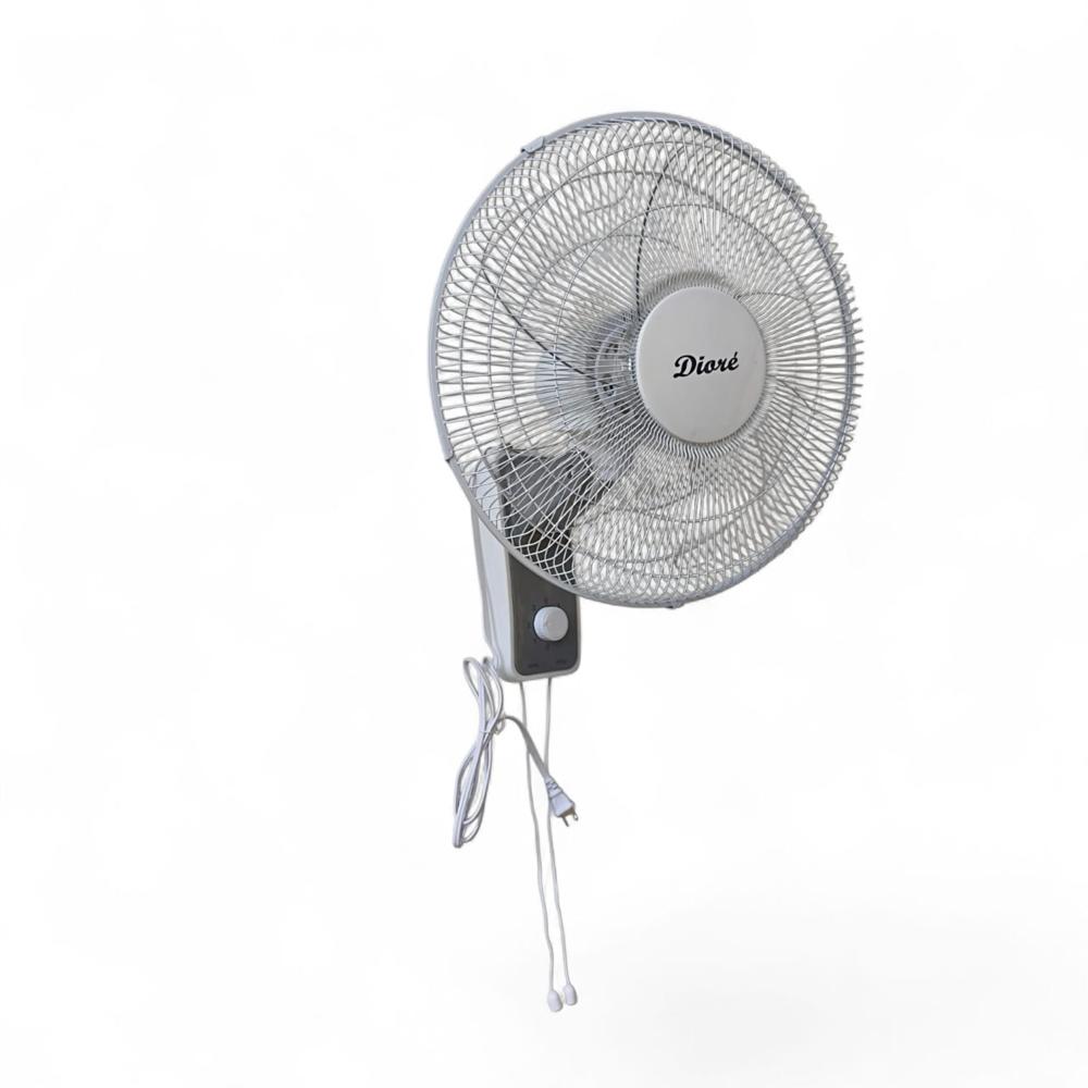 Ventilador de pared Dioré MWF-1605 3 velocidades 5 aspas 55 Watts Blanco