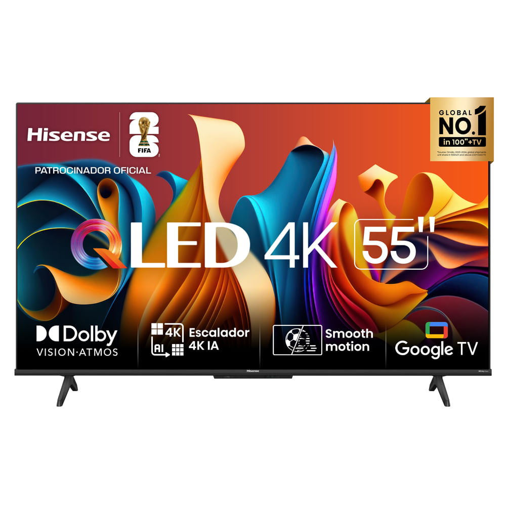 Televisor Hisense 55"" 55Q6N QLED 4K UHD Google Tv