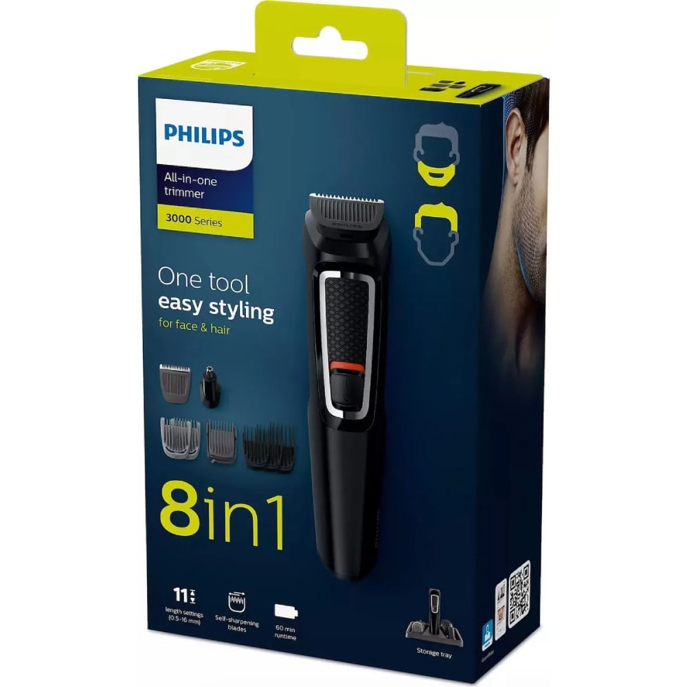 Cortadora Philips De Cabello Y Barba 8 En 1 MG3731