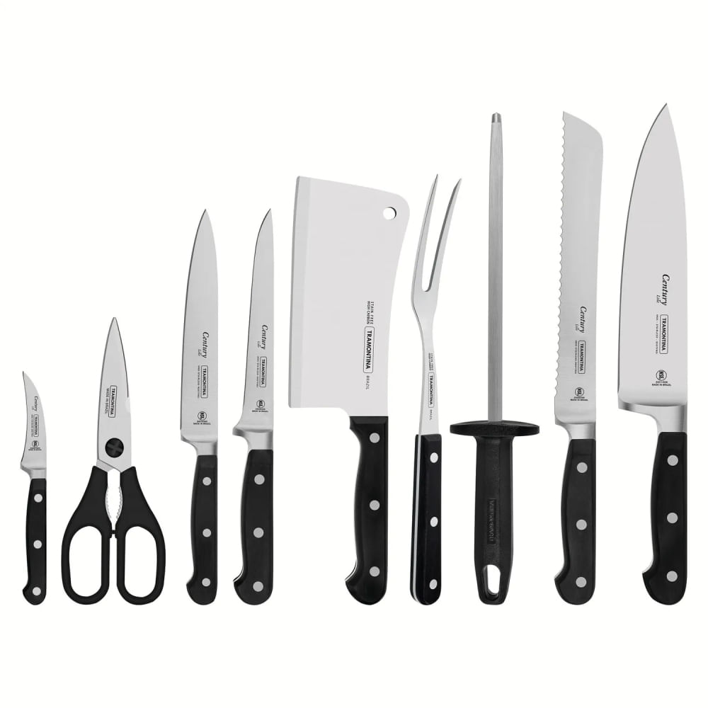 JUEGO DE CUCHILLOS X10 PZAS CENTURY