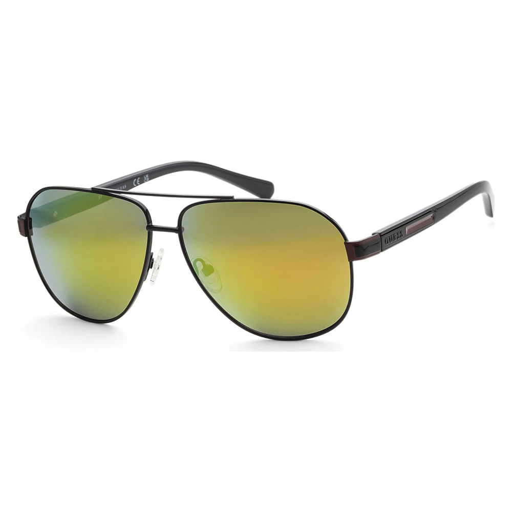 Lentes de Sol Guess para Hombre GF0247-01A Negro Amarillo