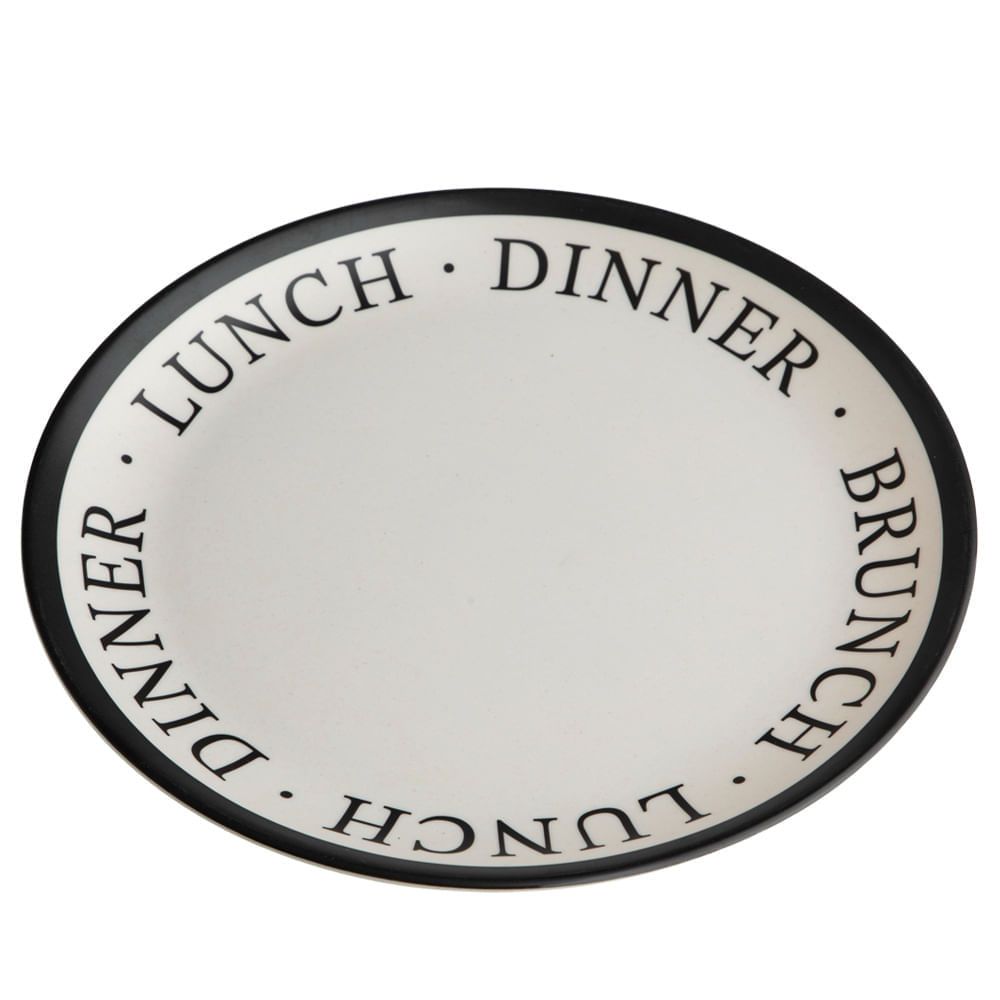 Plato DECO HOME Tendido Melamine B&Whome