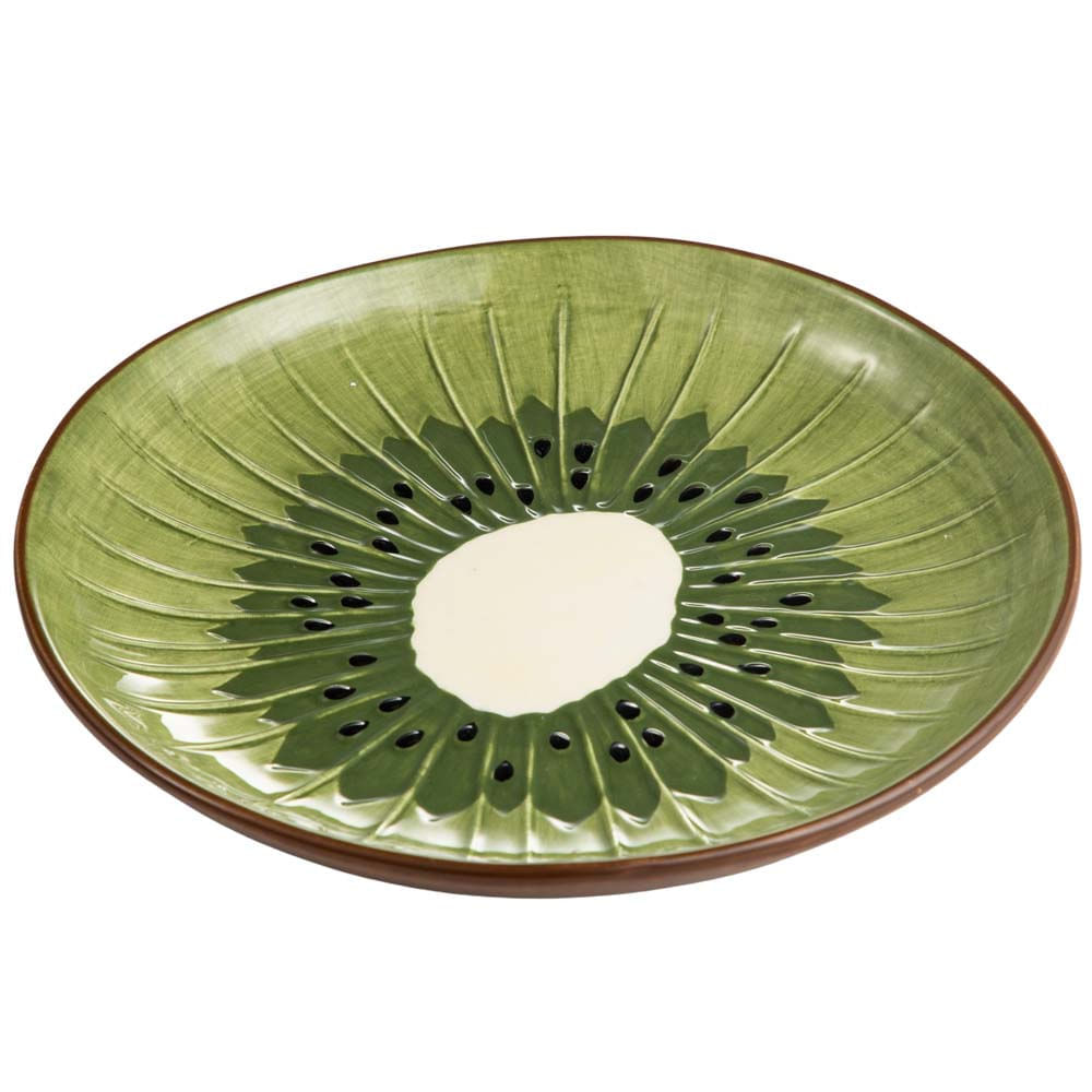 Plato DECO HOME Piqueo Kiwi Viva La Coci