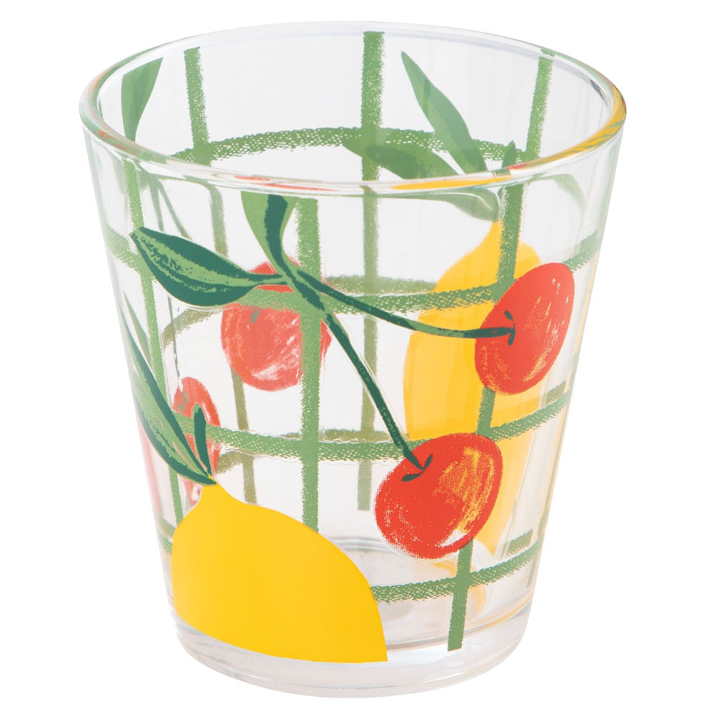 Vaso DECO HOME Vidrio Limones