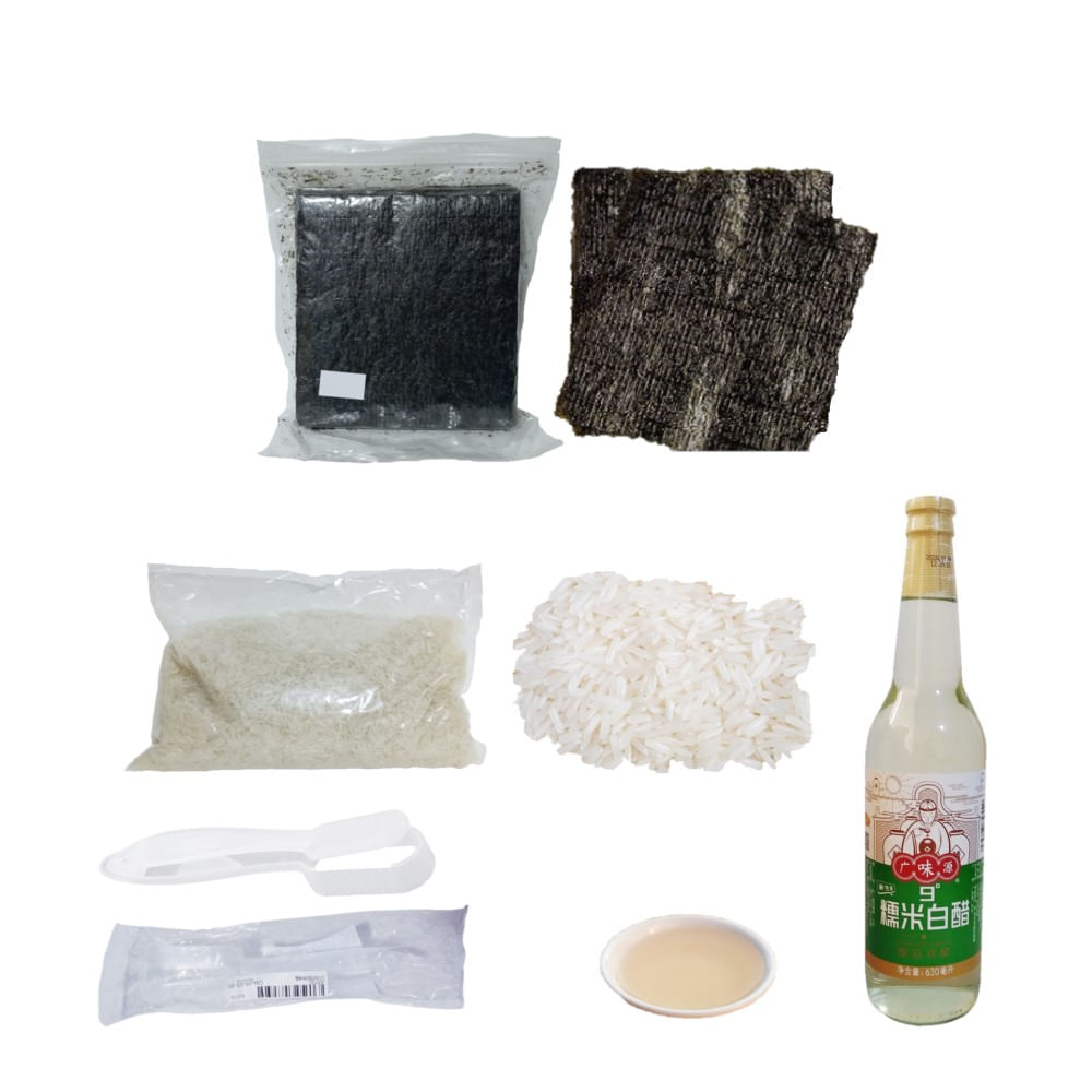 Set Nigiri Basic Gen 4u Molde Alga Nori Arroz Glutinoso