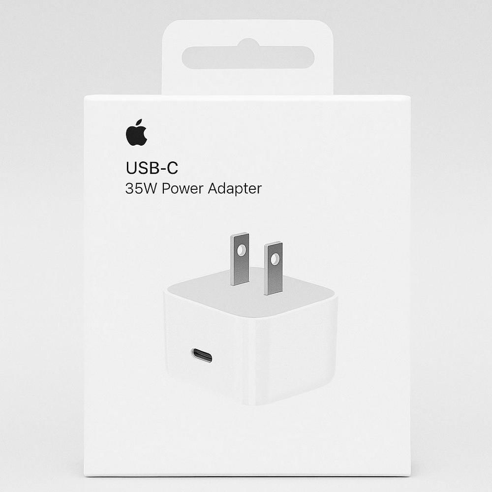 Adaptador USB-C 35W Cargador Apple - Certificado A1 Adaptador USB-C 35W Cargador Apple - Certificado A1