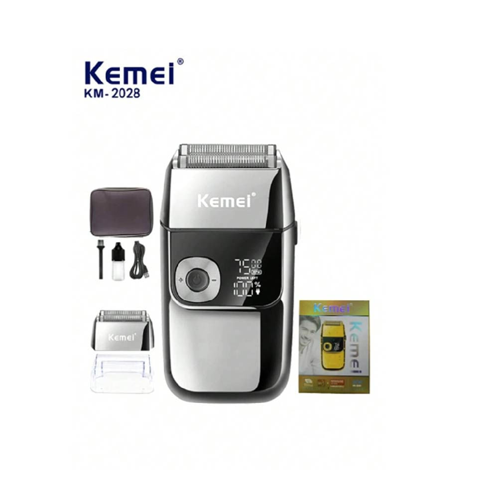 Afeitadora Shaver Kemei con Patillero Digital KM-2028-P