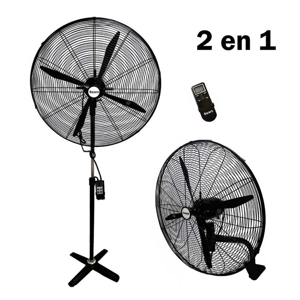 Ventilador Industrial Sears 1850 2 en 1 de 30 con Control Remoto