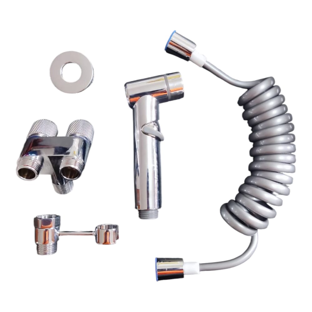 Ducha Bidet Acero Cromado con Válvula bronce Premium