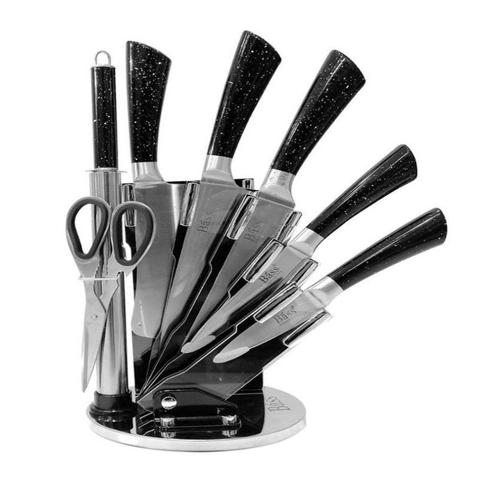 Set de Cuchillos 8 piezas de Acero Inoxidable - BASS