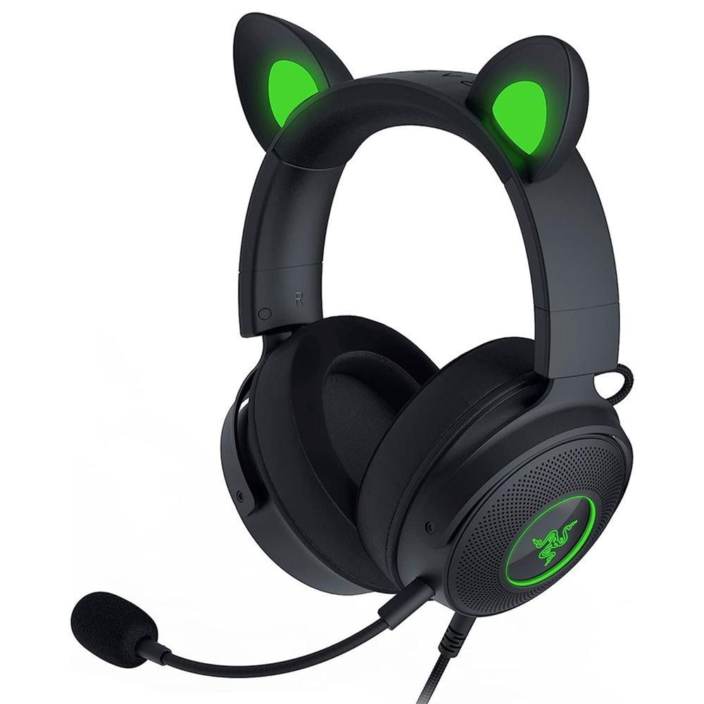 AUDIFONO CMICROF RAZER KRAKEN KITTY V2 PRO CHROMA USB BLACK