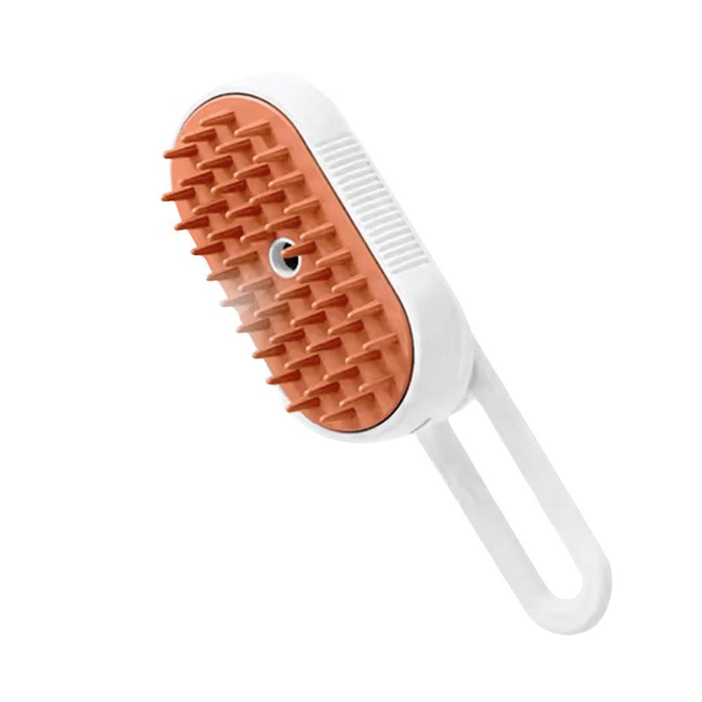 Cepillo a Vapor para mascotas recargable color blanco